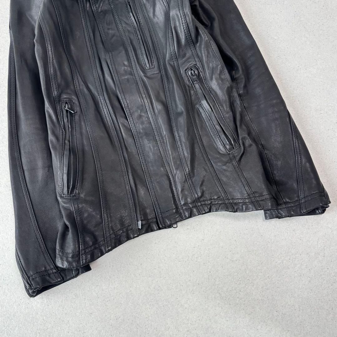 00s Y2K CIVARIZE leather jacket 変形 本革
