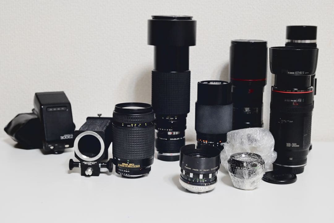 [掘り出し物あり！]カメラ・レンズ　動作未確認品8点セット