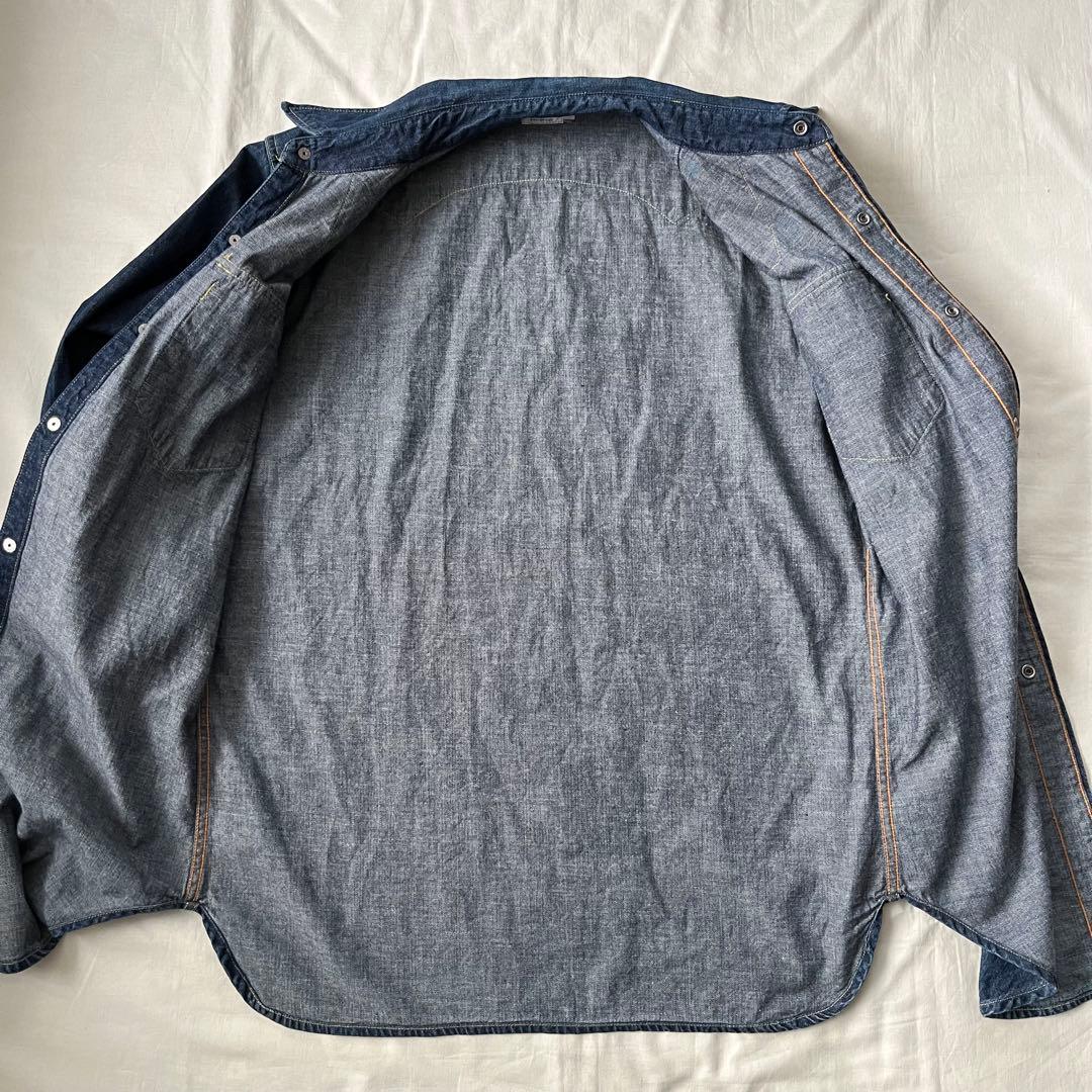 Levis ショートホーン デニム ウエスタン シャツ 日本製 リーバイス