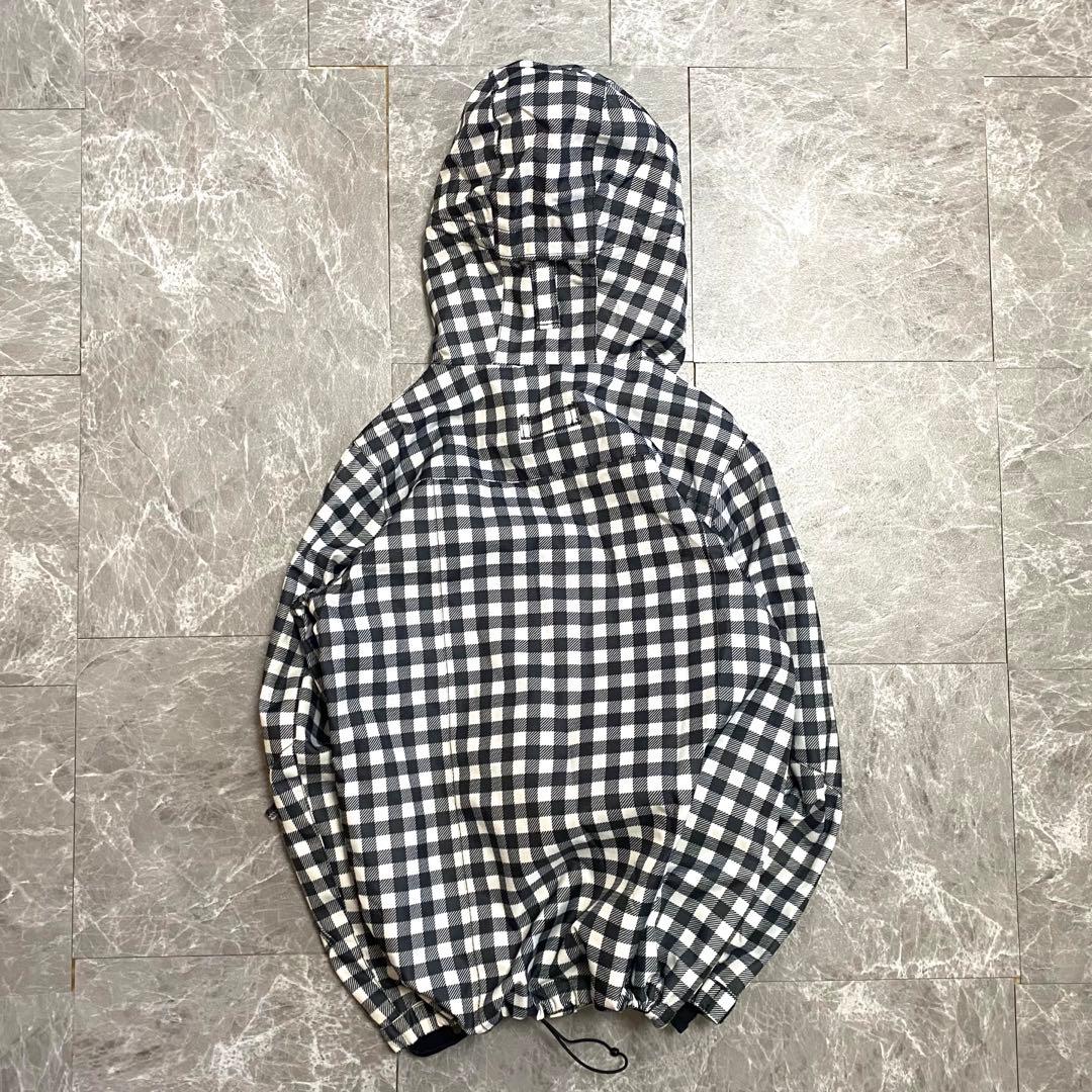 00s archive 短丈 shell jacket y2k テック チェック