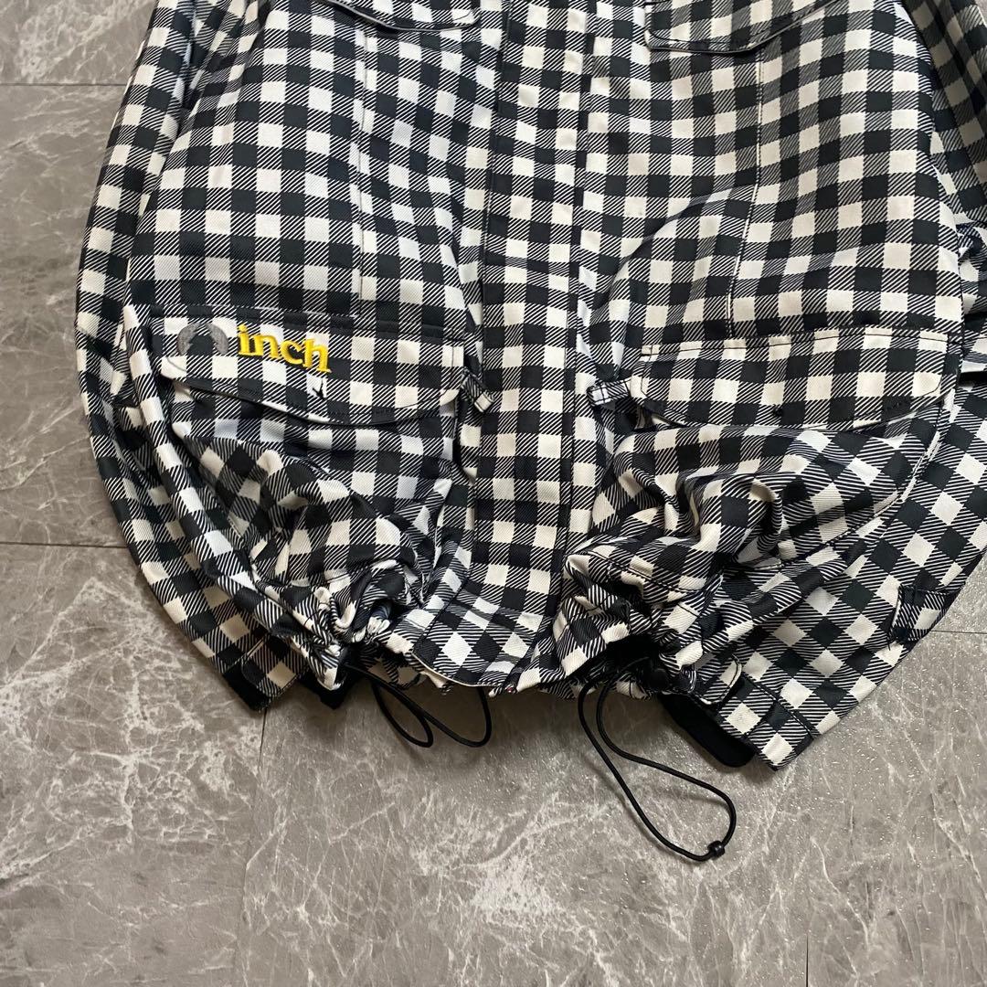 00s archive 短丈 shell jacket y2k テック チェック