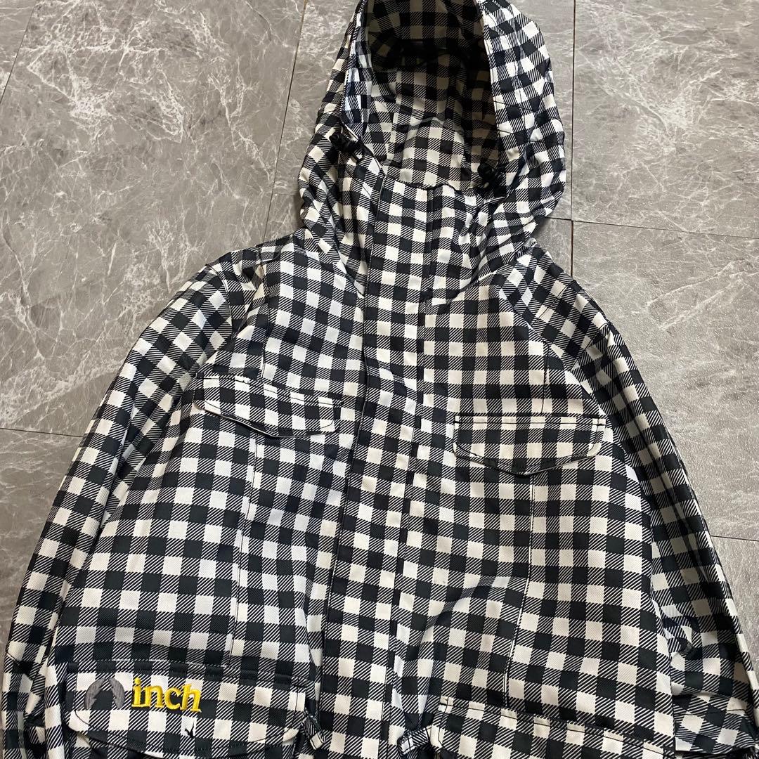 00s archive 短丈 shell jacket y2k テック チェック