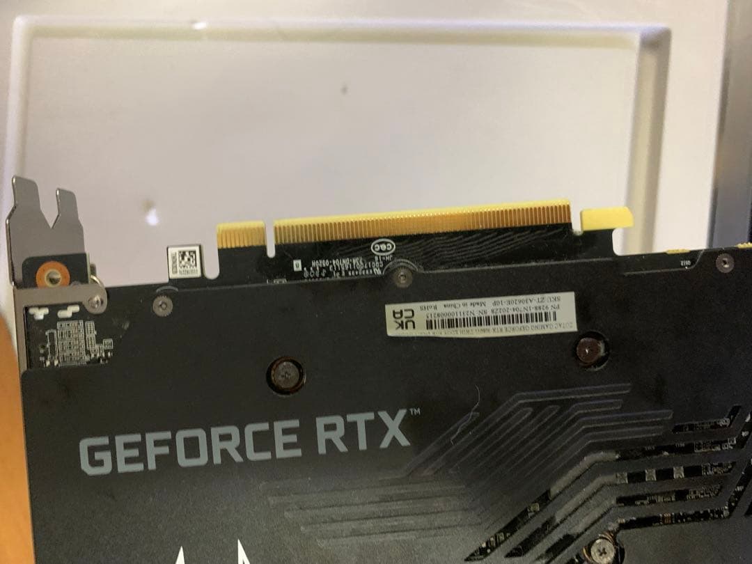 グラフィックボード・グラボ・ビデオカード RTX3060Ti 8GB ZOTAC