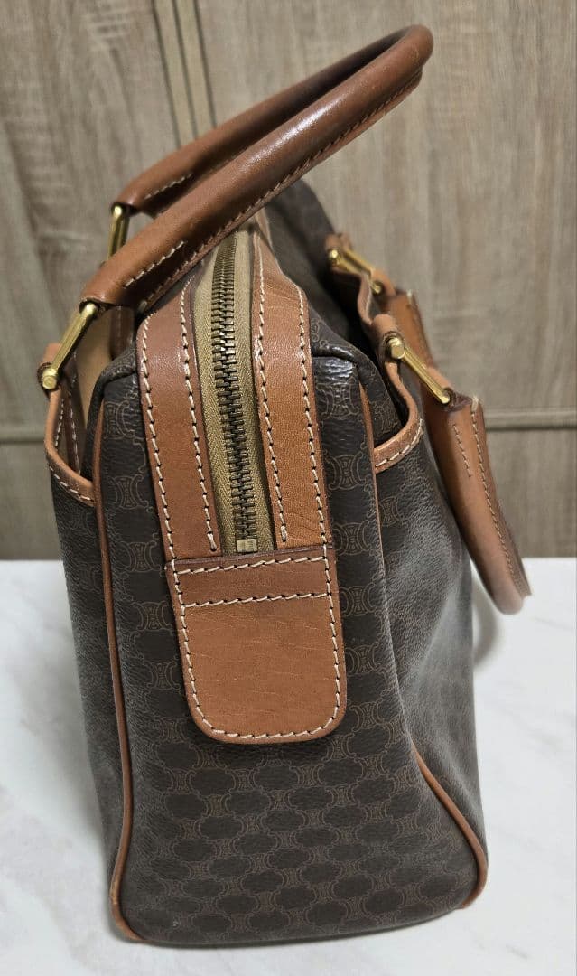 【最終お値引き】セリーヌ CELINE マカダム ボストンバッグ ハンドバッグ