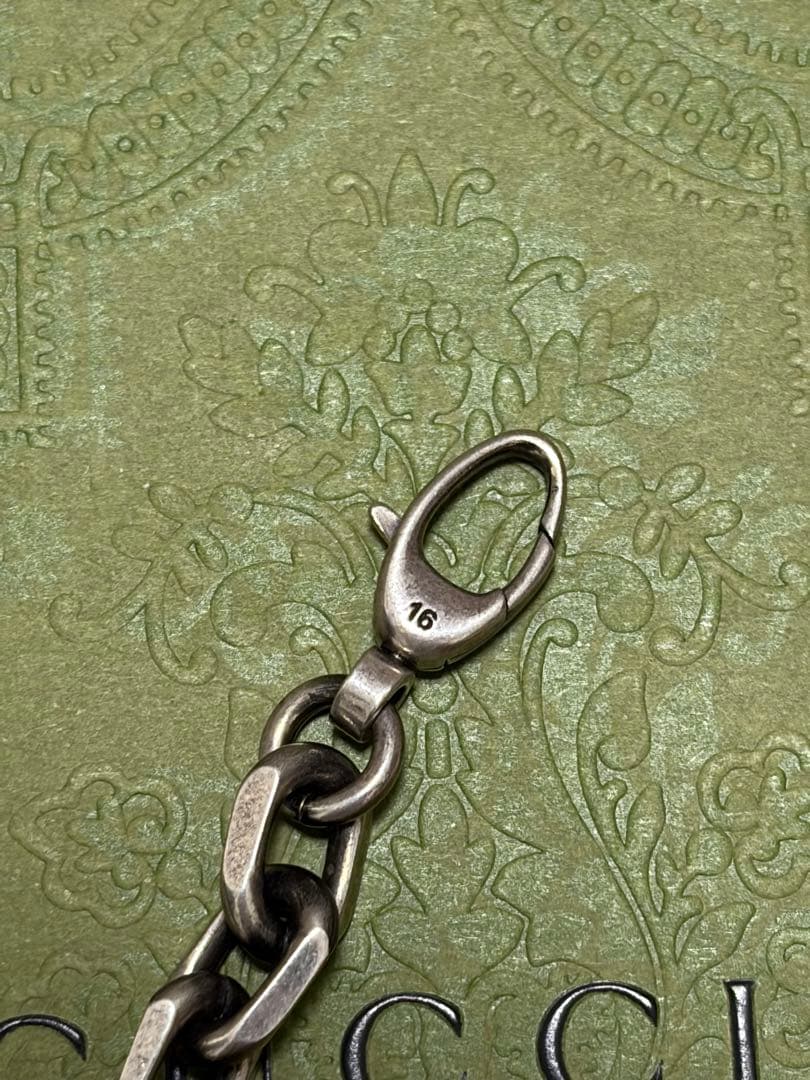 GUCCI インターロッキングG チェーンブレスレット