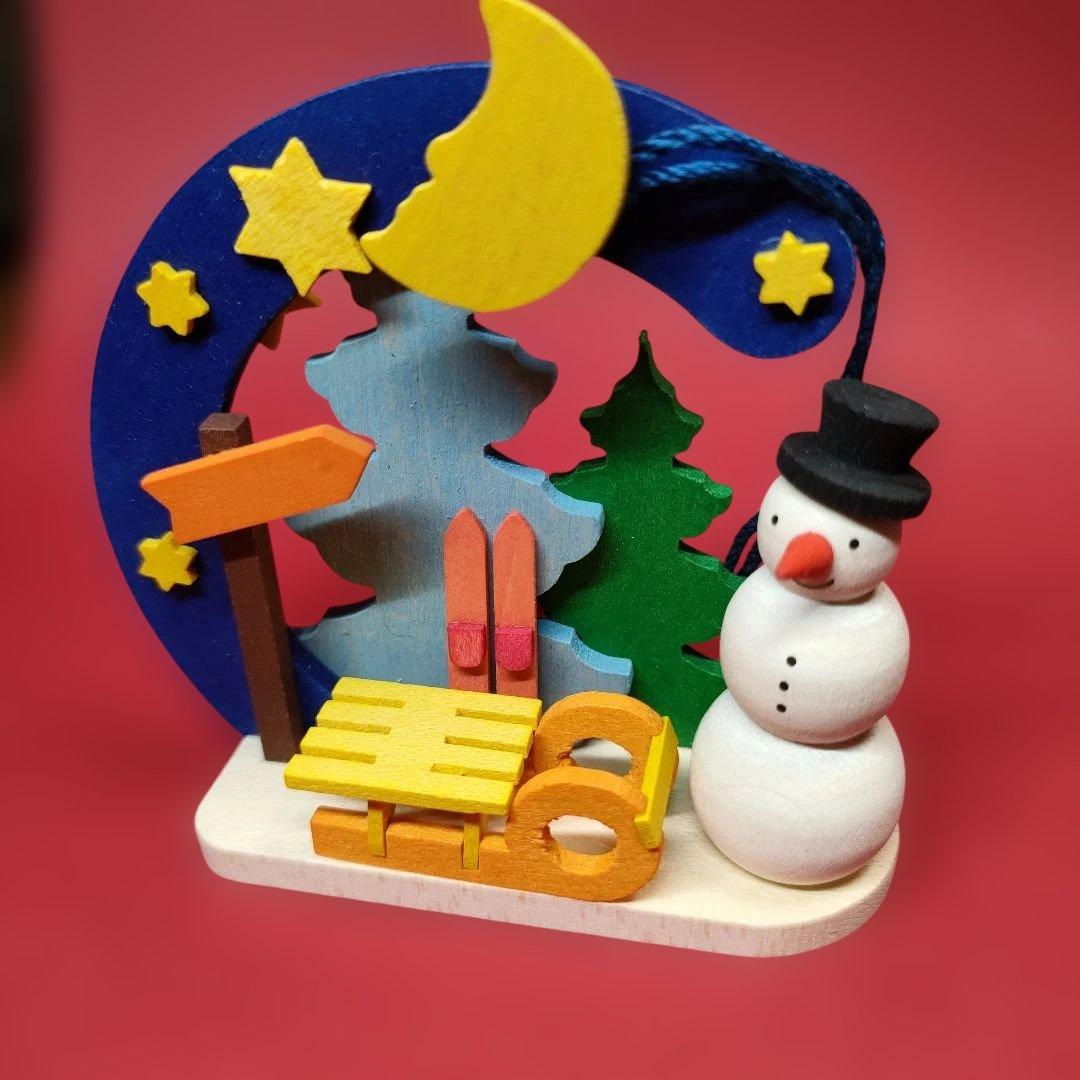 クリスマス木製オーナメント７個