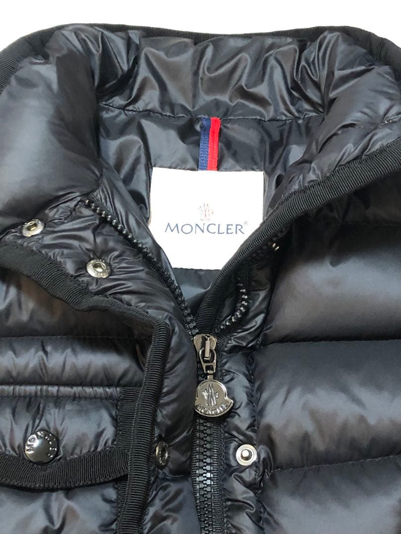 モンクレール　エルミンヌ BLACK 0 サイズ　フード欠品