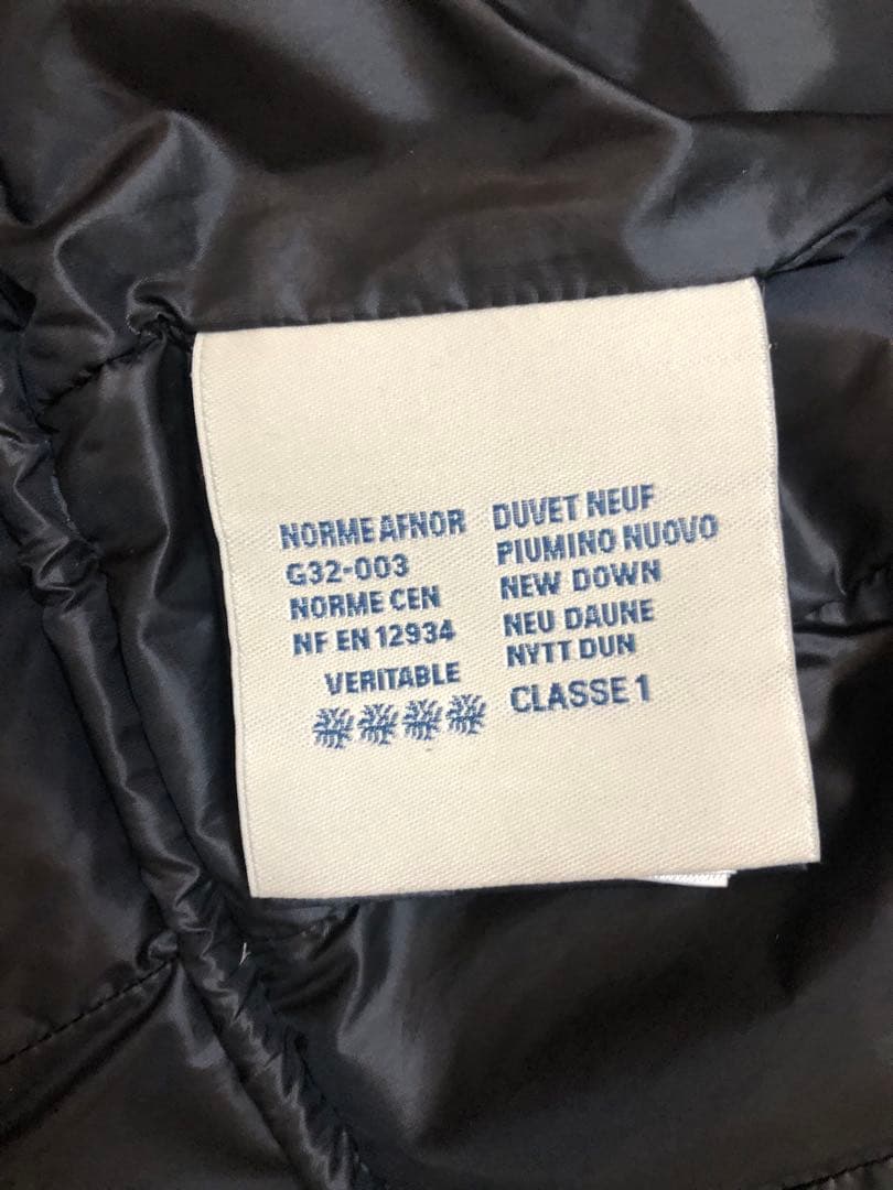 モンクレール　エルミンヌ BLACK 0 サイズ　フード欠品