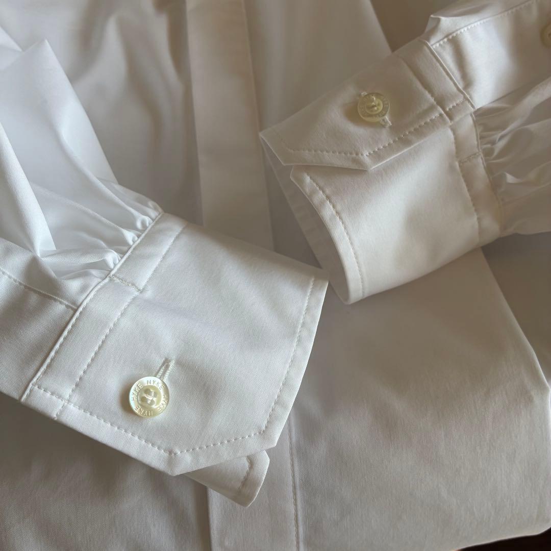 HYKE ハイク T/C BALLOON SLEEVE BLOUSE