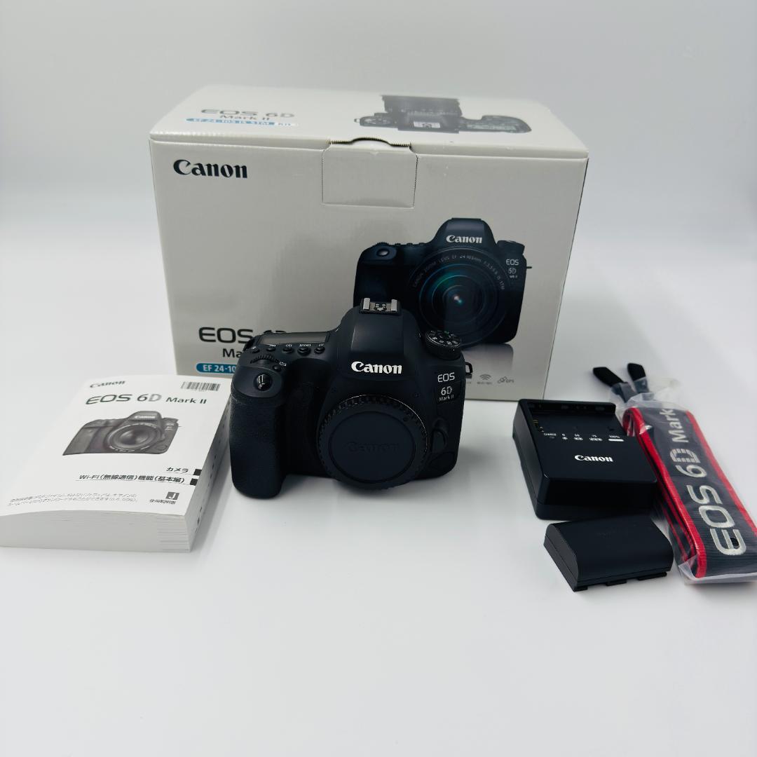 Canon EOS 6D Mark II ボディ 箱つき　付属品あり