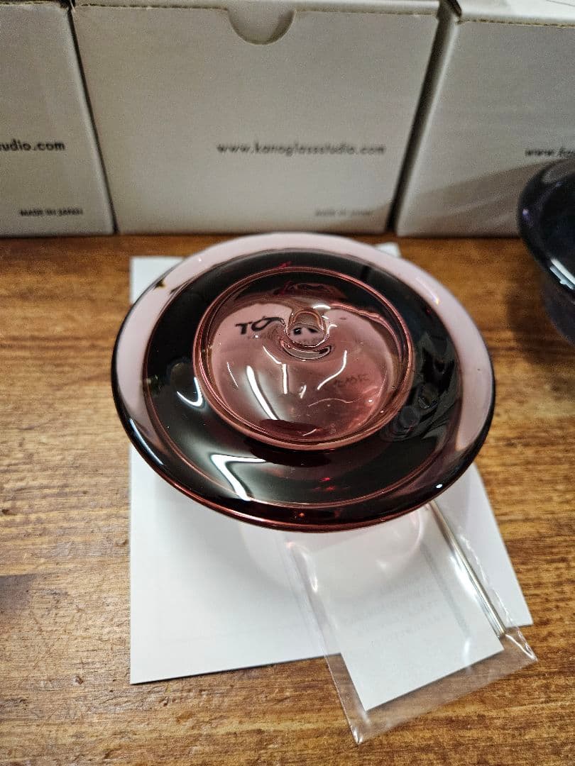 5点 狩野智宏 作 オイルランプ ガラス キャンドル TOHKA 狩野派 未使用