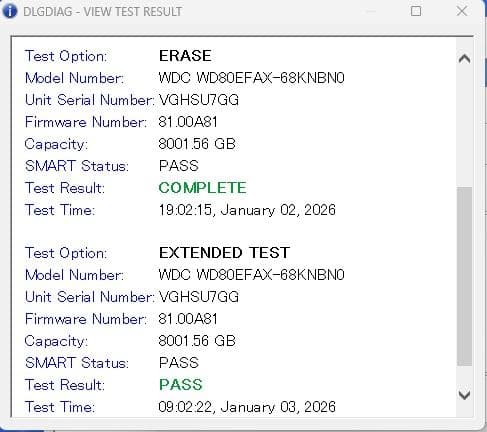 ウエスタンデジタル WD80EFAX 8TB 内蔵型ハードディスクドライブ