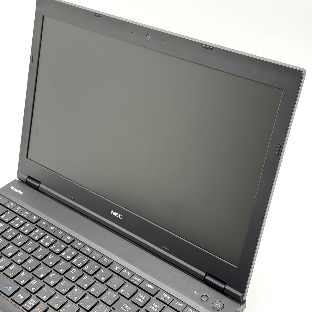 NECノートパソコン i7 16GB 新品SSD512 カメラ DVD テストA