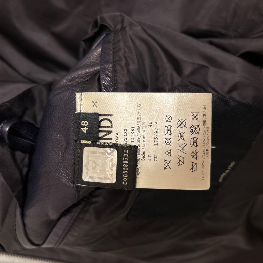 FENDI レザーライダース 48