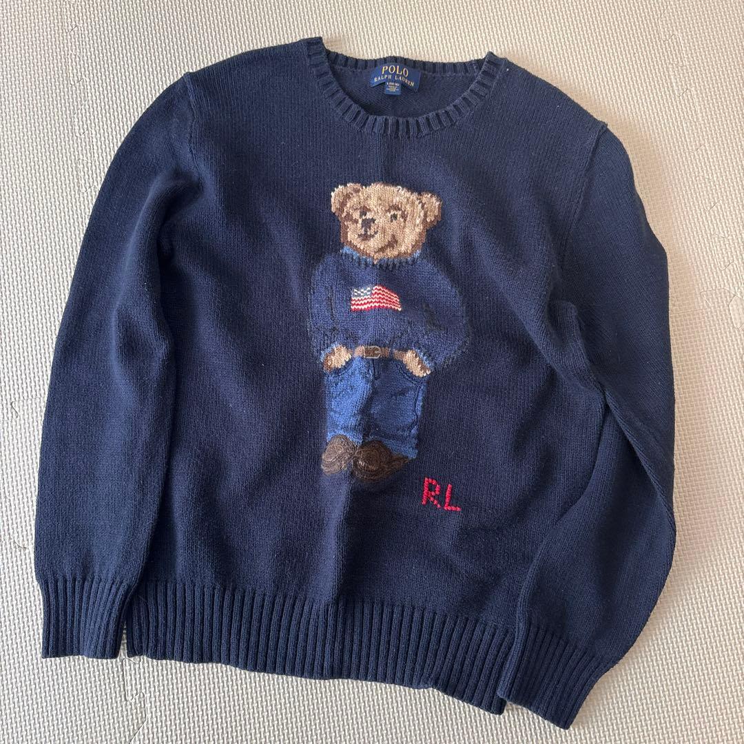 K*様 Polo Ralph Lauren クマ刺繍セーター ニット