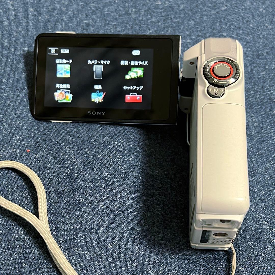 ソニーHDR-GW66 バッテリー2個付き 防水10m・防塵・耐衝撃・耐低温仕様