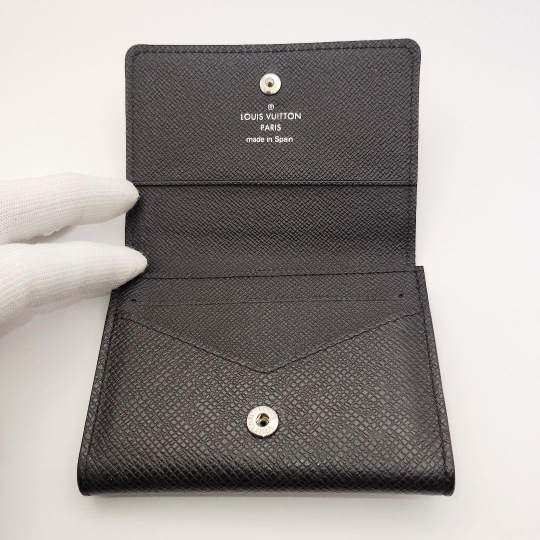 LOUIS VUITTON ルイヴィトン カードケース タイガ ブラック