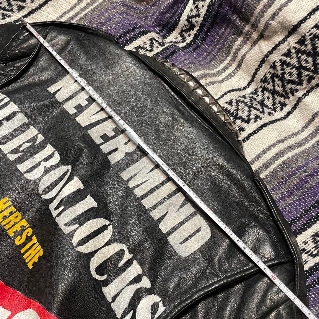 【一点もの!!】Sex Pistols ハンドペイント スタッズ 鋲ジャン