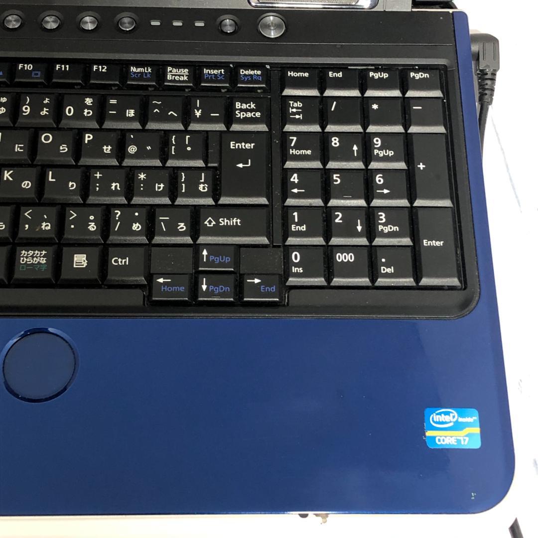 ノートパソコン本体 Core i7/750GB/8GB/Windows11搭載