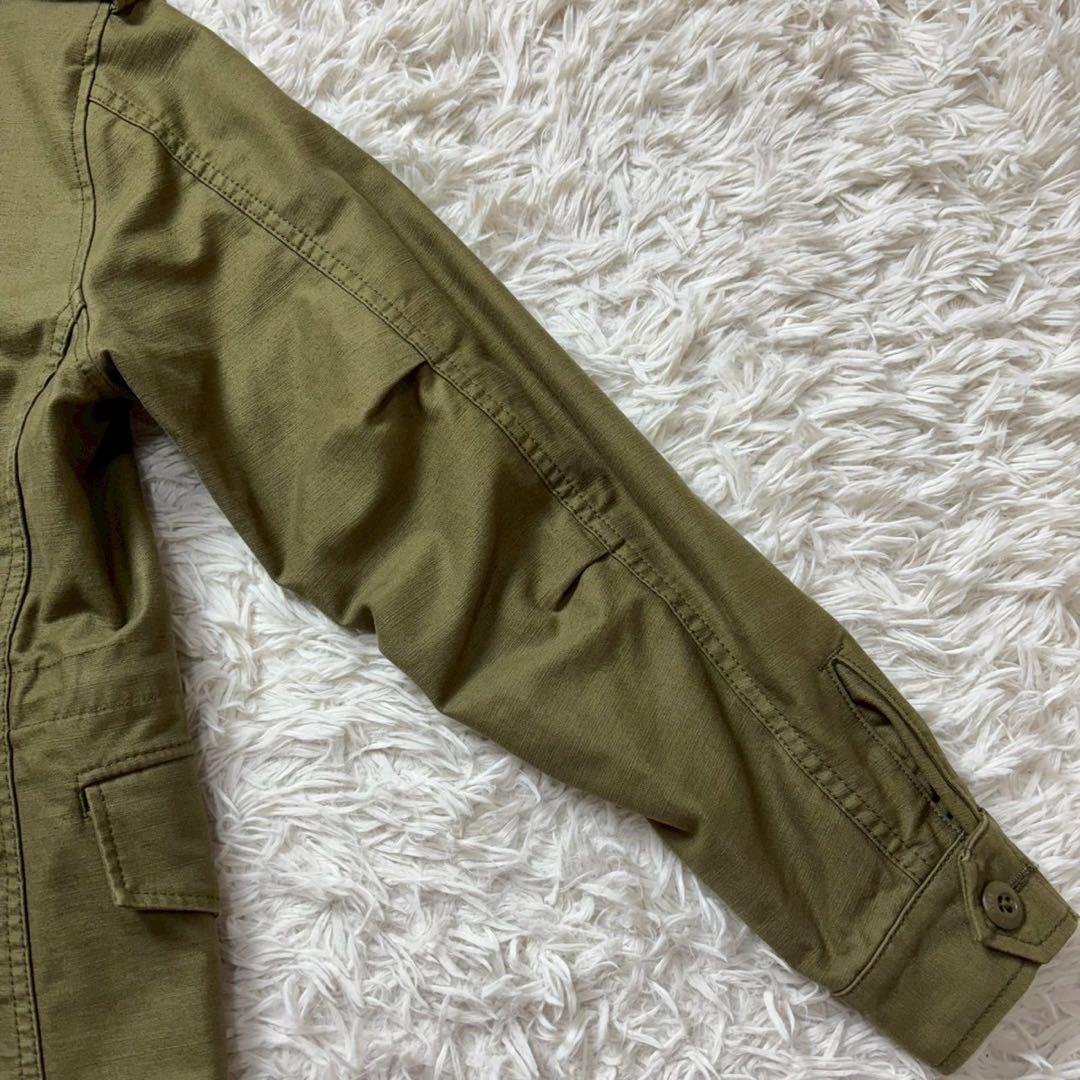美品　ハイク　ミリタリージャケット　レギュラーフィット　オリーブグリーン　2