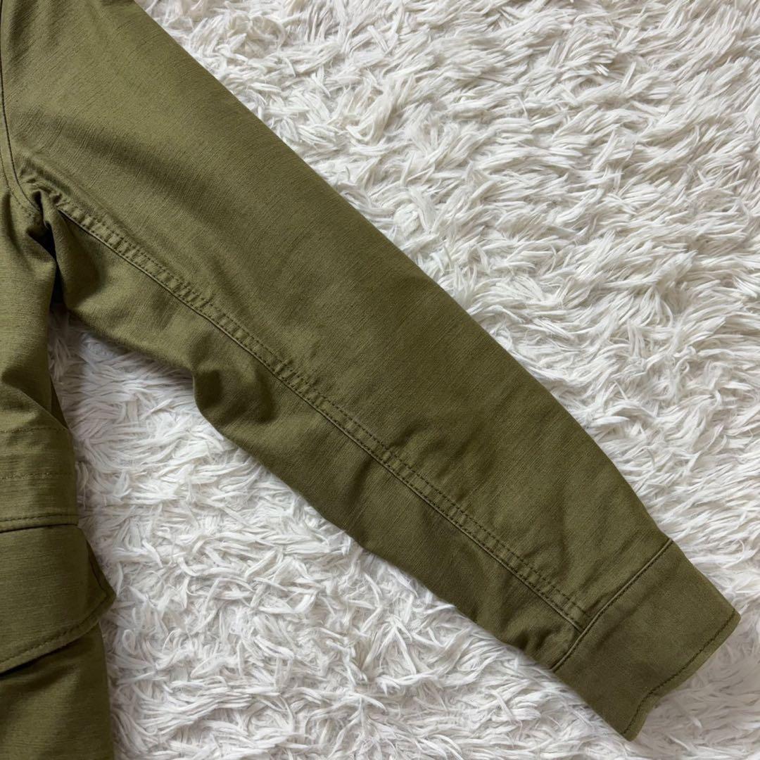 美品　ハイク　ミリタリージャケット　レギュラーフィット　オリーブグリーン　2