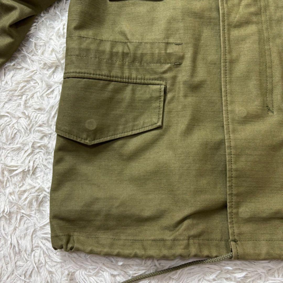 美品　ハイク　ミリタリージャケット　レギュラーフィット　オリーブグリーン　2
