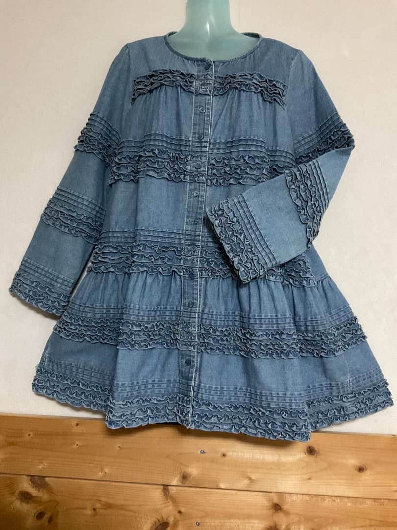 ピンクハウス　デニムワンピースコート