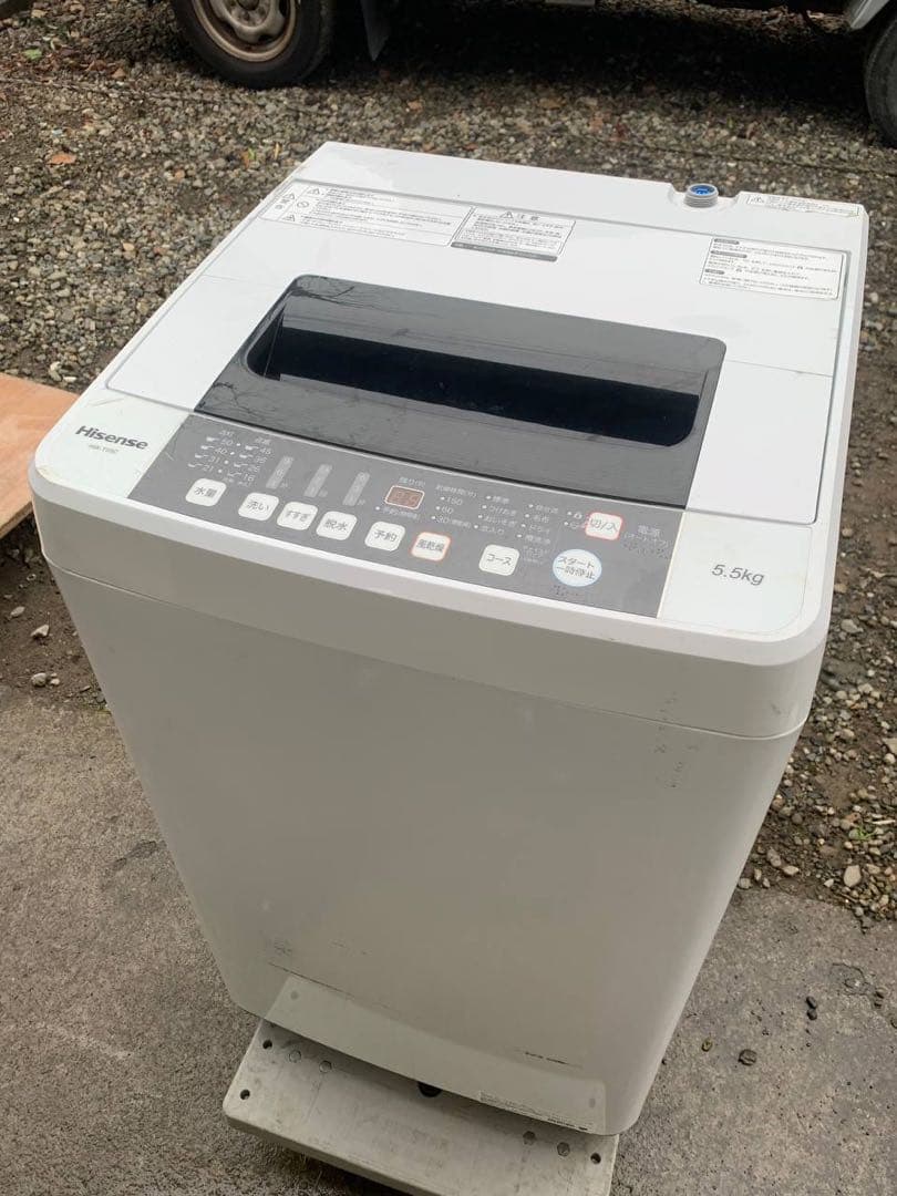 ①✅Hisense 電気洗濯機✅ ✅HW-T55C✅送料設置無料