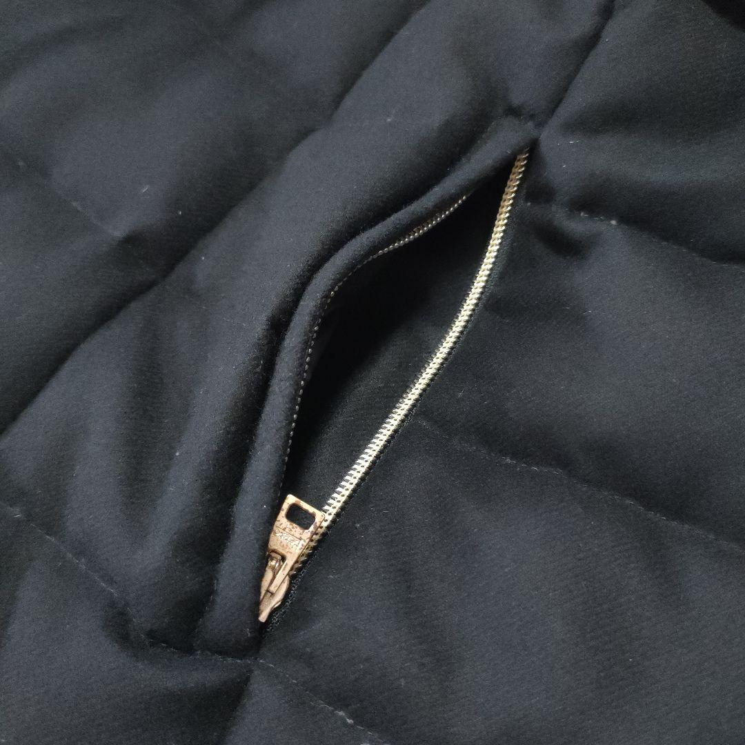 美品✨ヘルノ×ロロピアーナ　カシミヤ96％　ファーダウンコート　黒　46