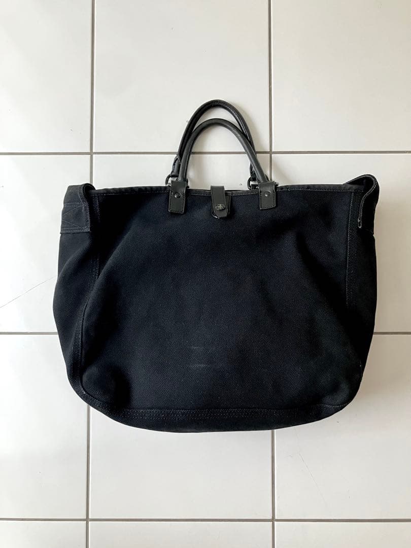 PORTER（ポーター）吉田カバン ブラックキャンバス2wayトートバッグ