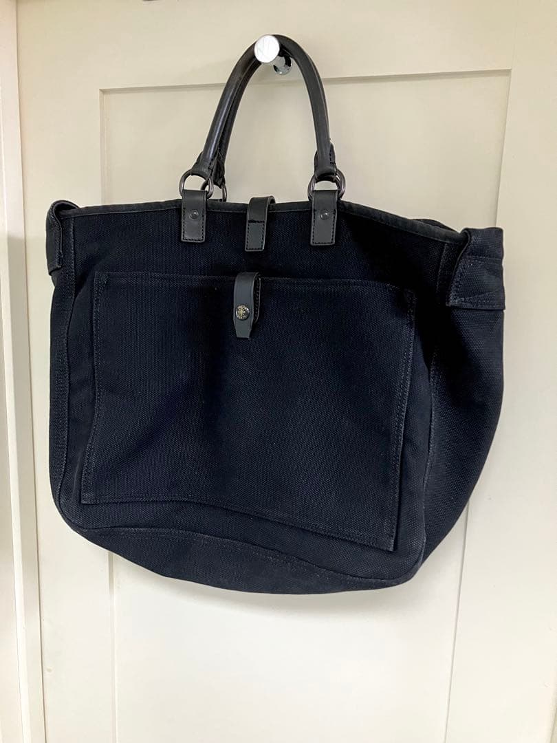 PORTER（ポーター）吉田カバン ブラックキャンバス2wayトートバッグ