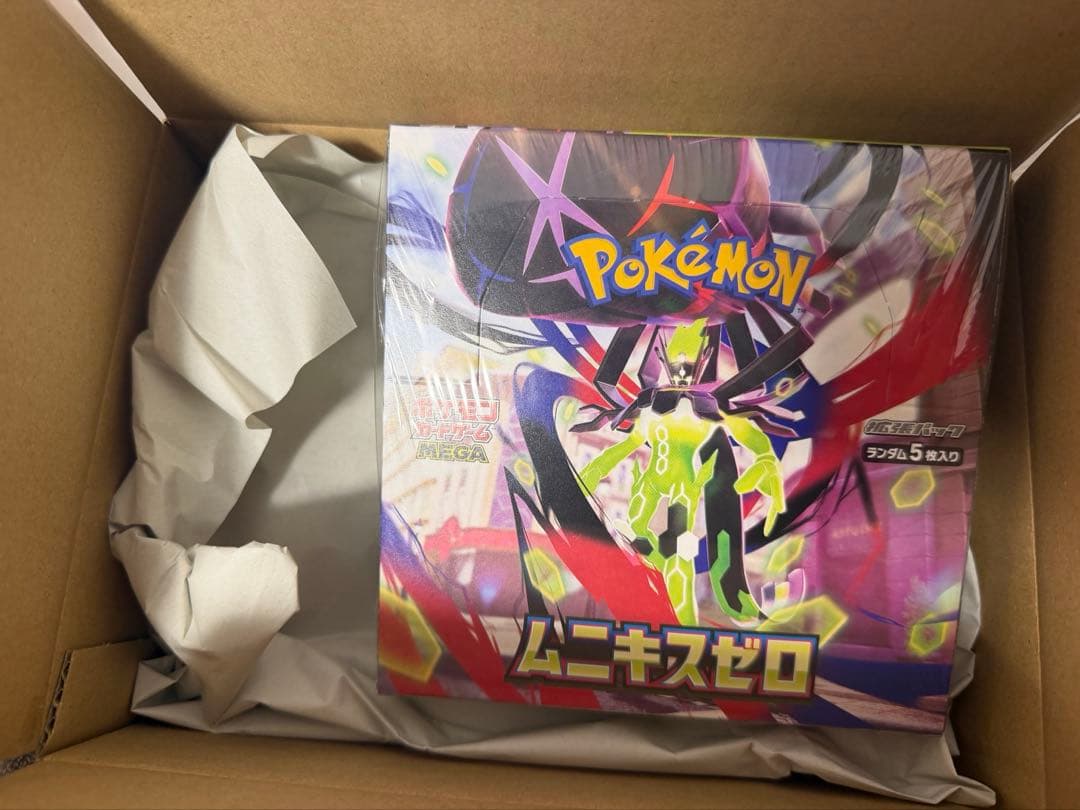 ポケモンカードゲーム ムニキスゼロ　シュリンク付き1box ポケセン