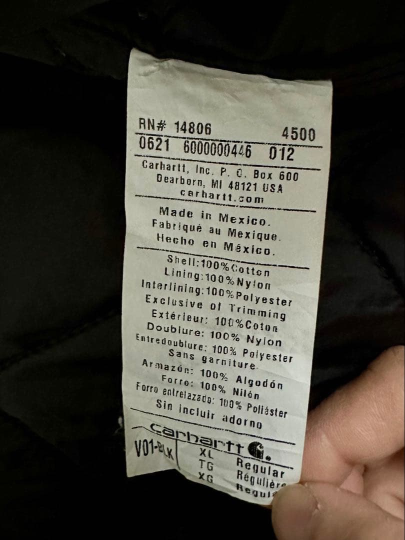カーハート Carhartt V01 ダックワークベスト