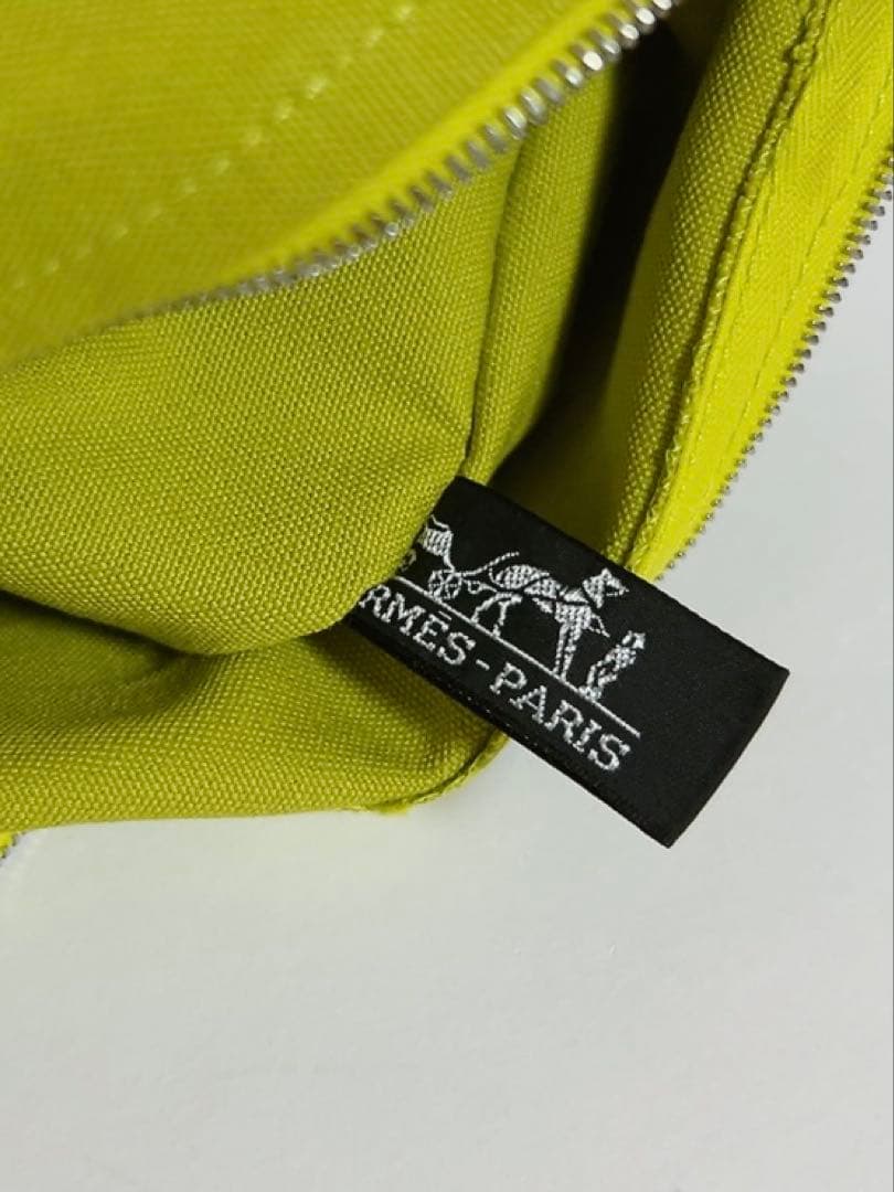 エルメス　HERMES バッグインバッグ　ポーチ　A4収納可　男女兼用