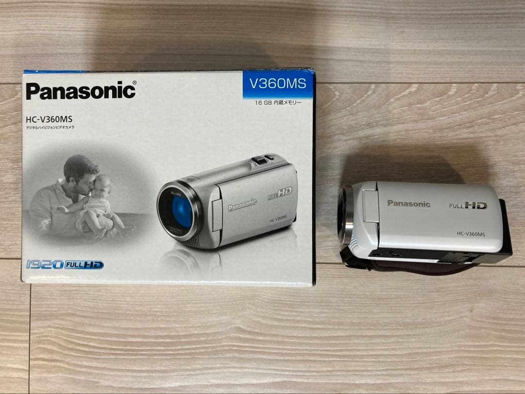 （美品）Panasonic HC-V360MS ビデオカメラ