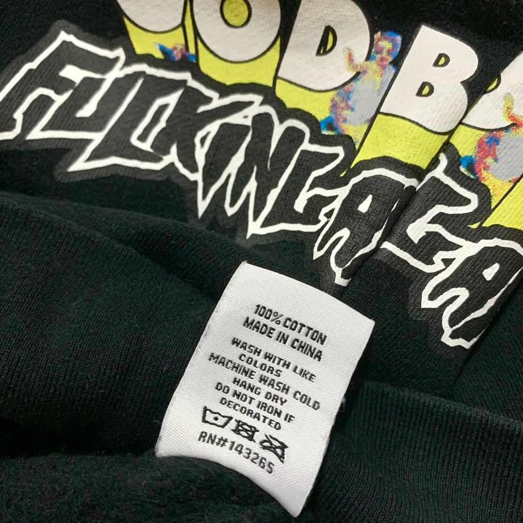 FUCKING AWESOME GOD BLESS 総柄 フーディー