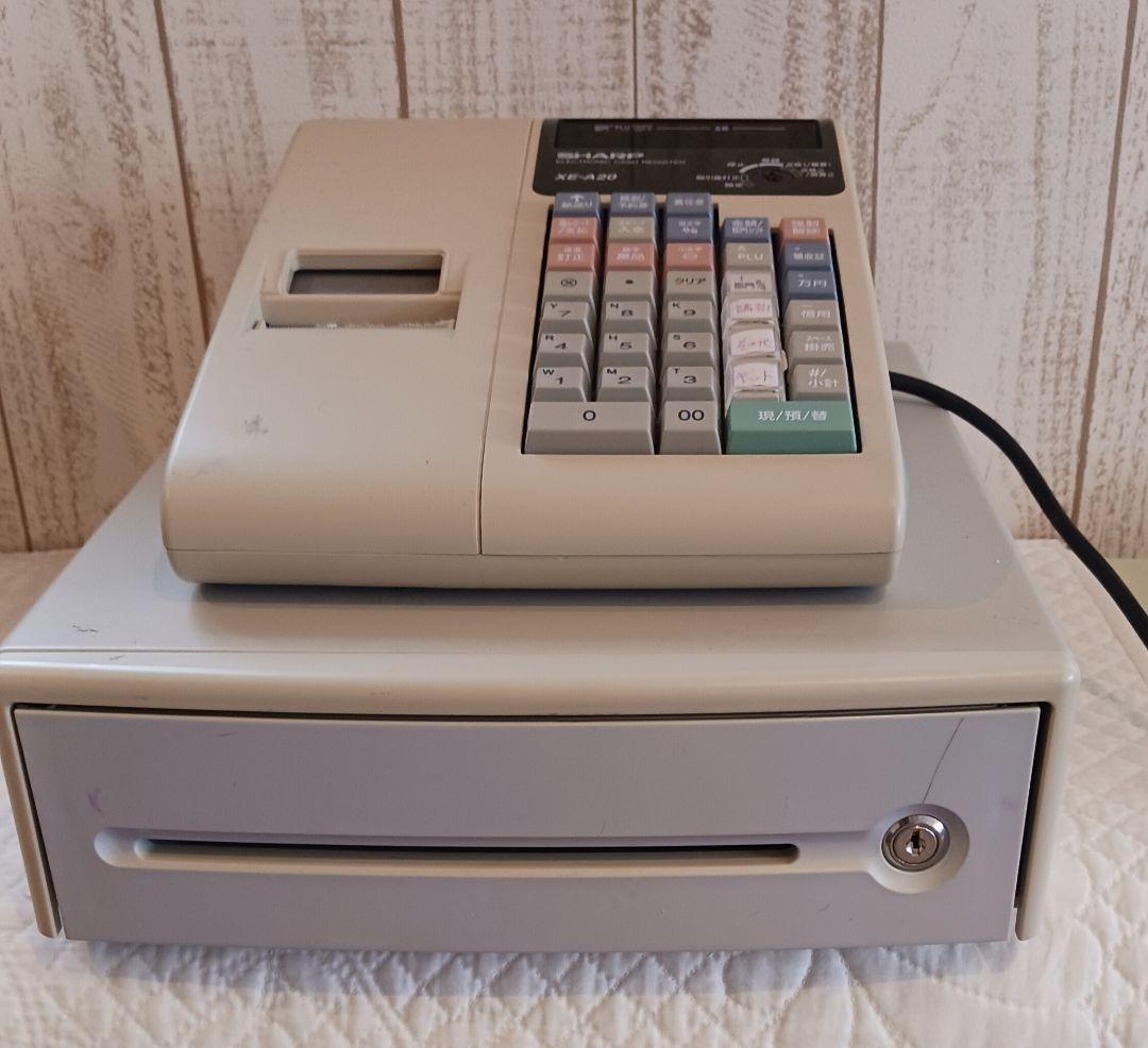 SHARPレジスタ　XE-A20 取説、ロール紙あり