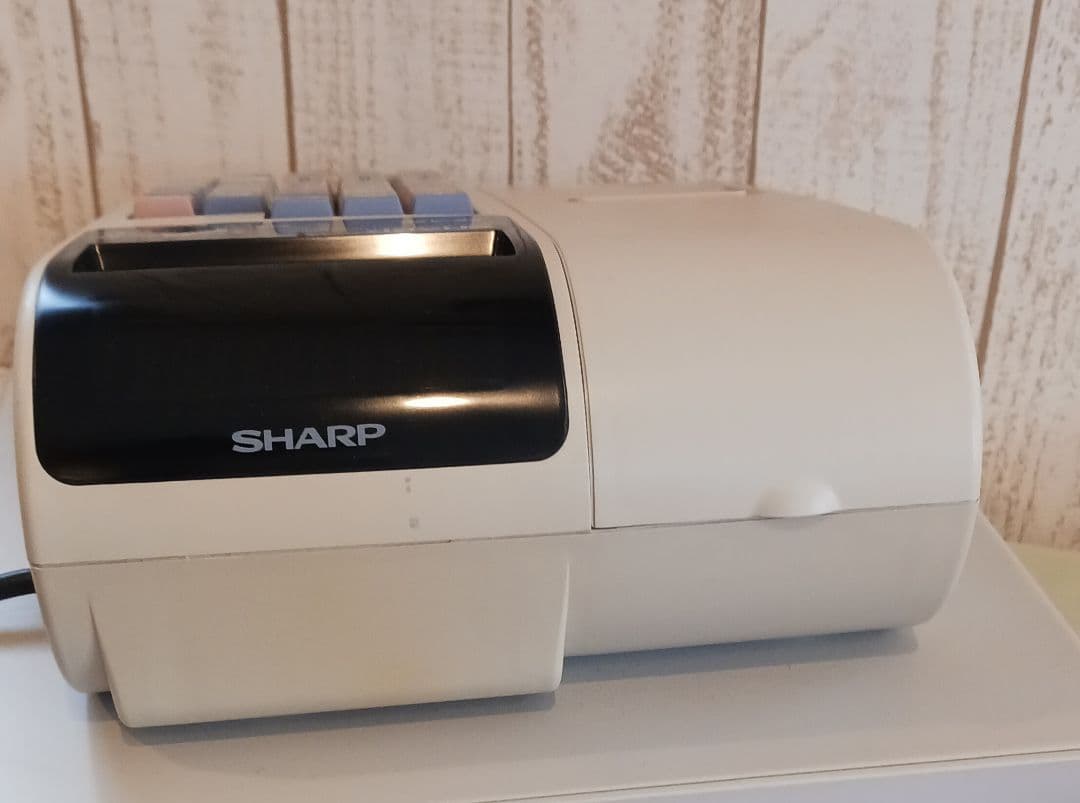 SHARPレジスタ　XE-A20 取説、ロール紙あり