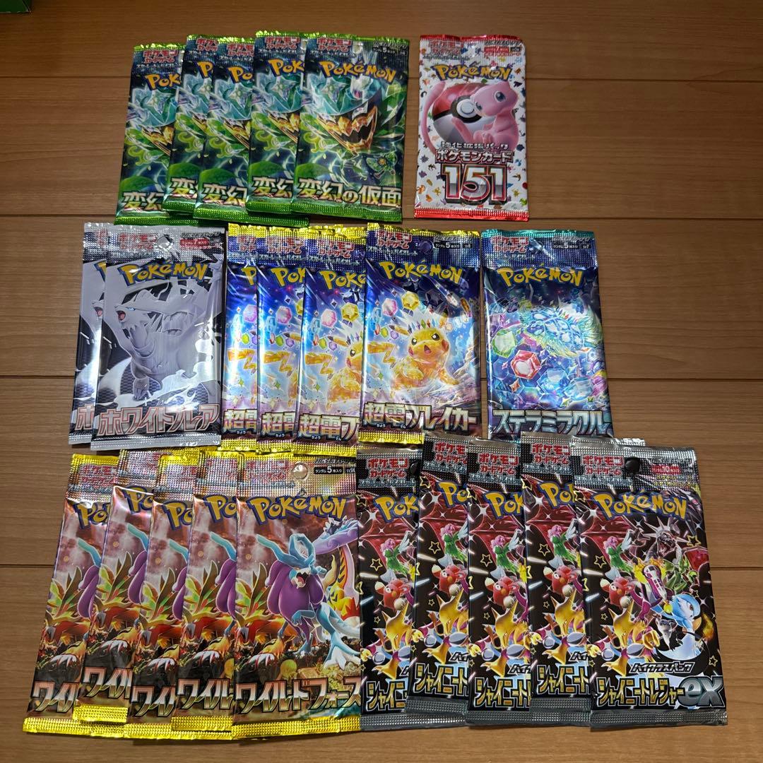 新品　ポケモンカード　色々な種類の90パック＋アクリルパネル