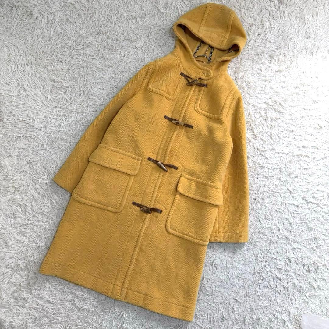 17091✨BURBERRYS ヘリンボーン ノバチェック ダッフルコート 黄