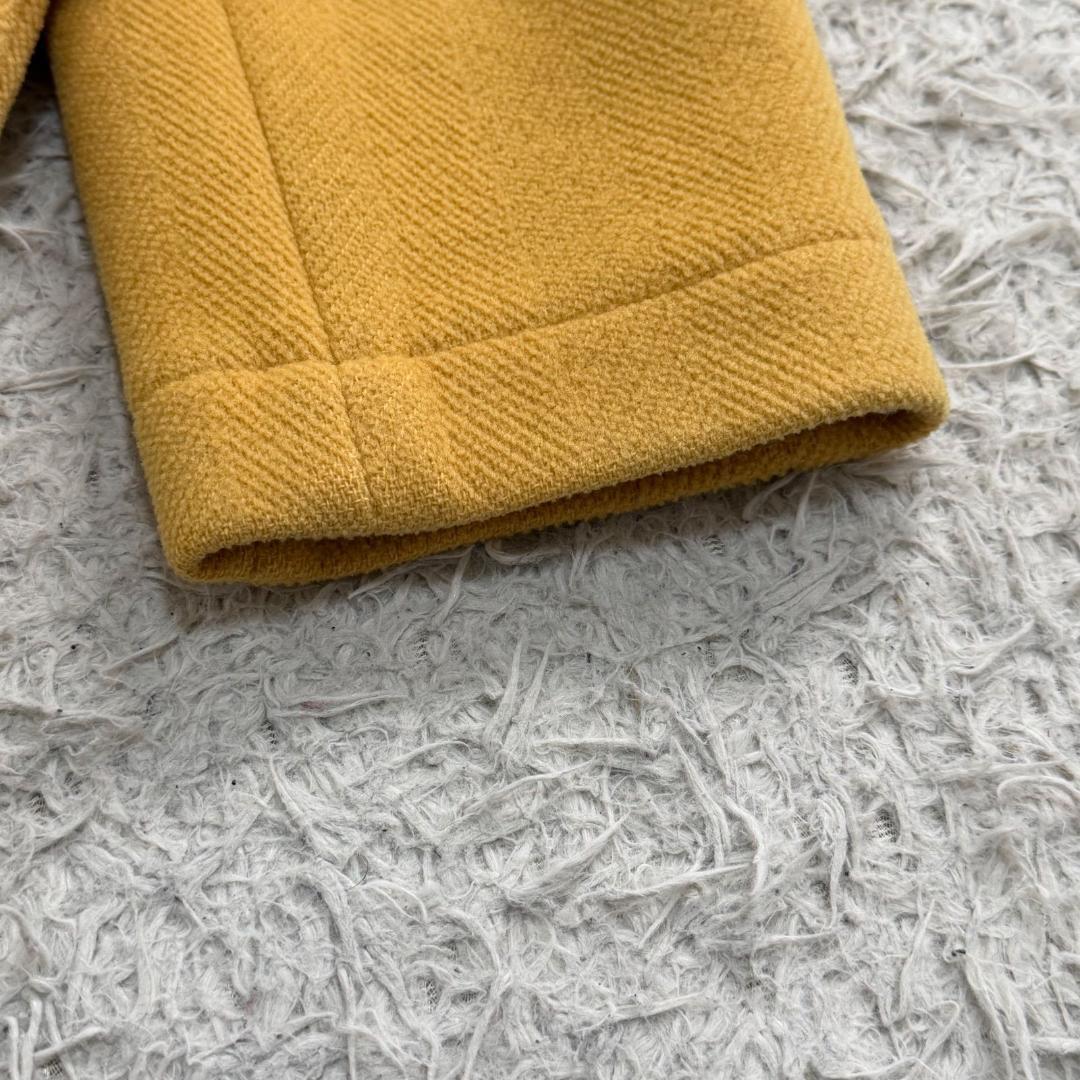 17091✨BURBERRYS ヘリンボーン ノバチェック ダッフルコート 黄