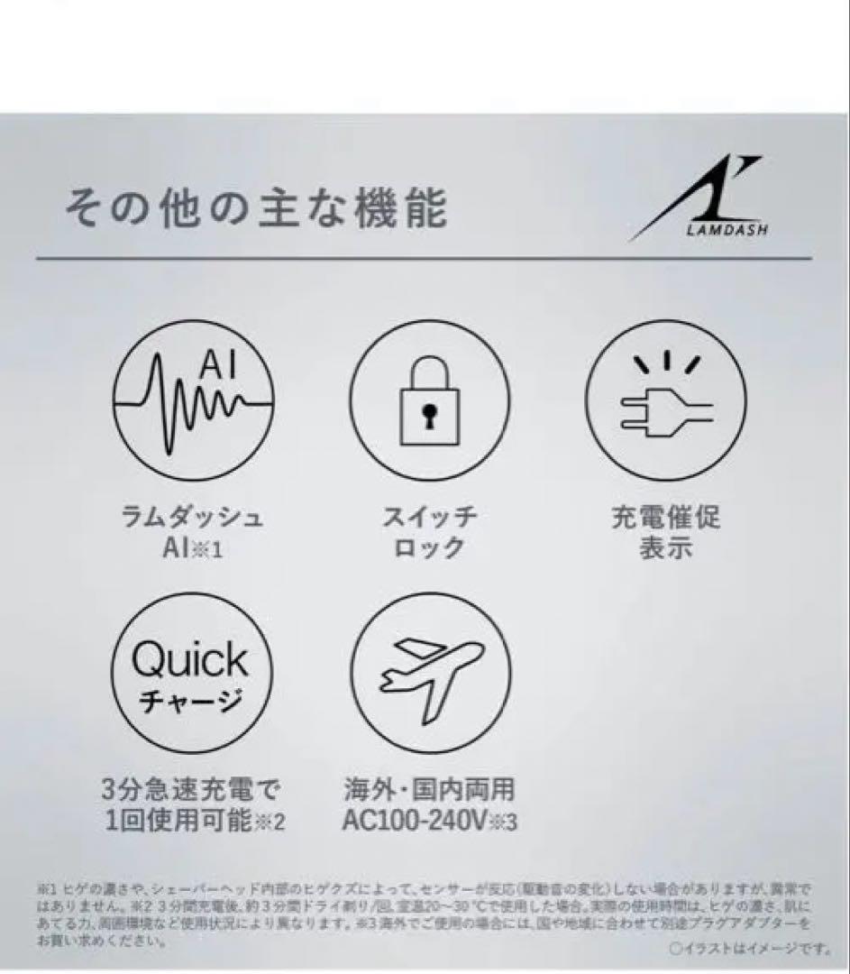 ◇新品未使用品◇Panasonic ラムダッシュ ES-LT6Q 3枚刃