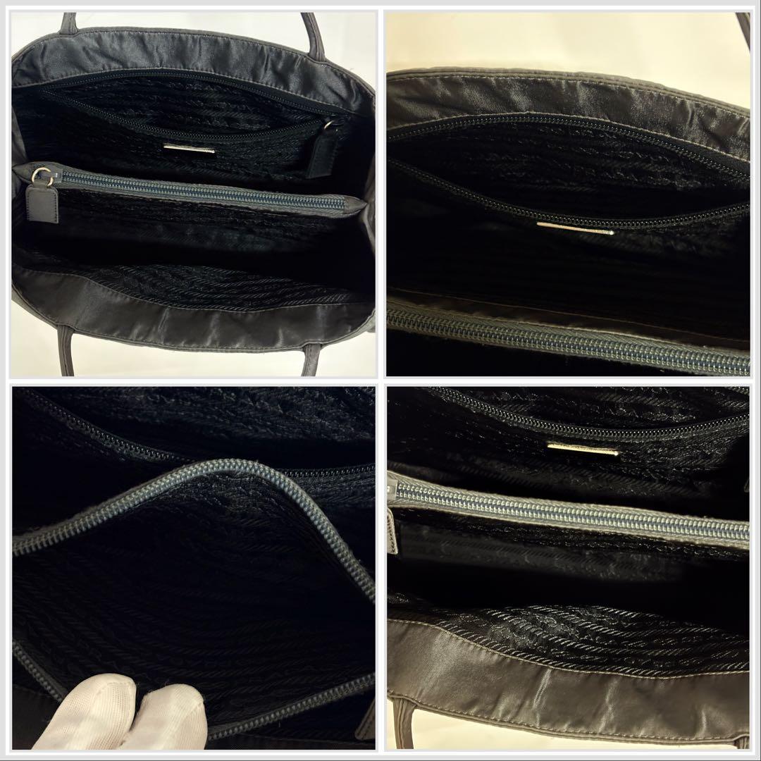 美品PRADAテスートアルデシア トートバッグ グレー A4可保存袋付き