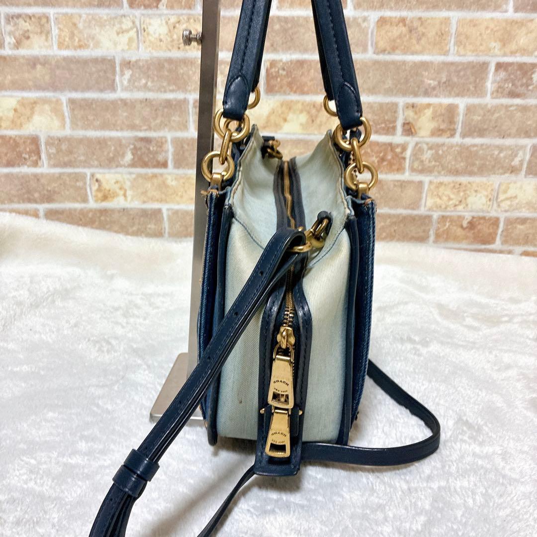COACH コーチ　ドリーマー　ハンドバッグ　ショルダー　2way デニム