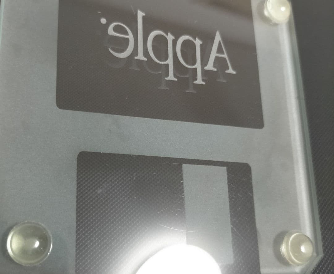 Apple ガラス フロッピー コースター ヴィンテージ