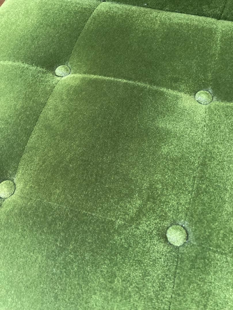 カリモク60K モケットグリーン1シーター