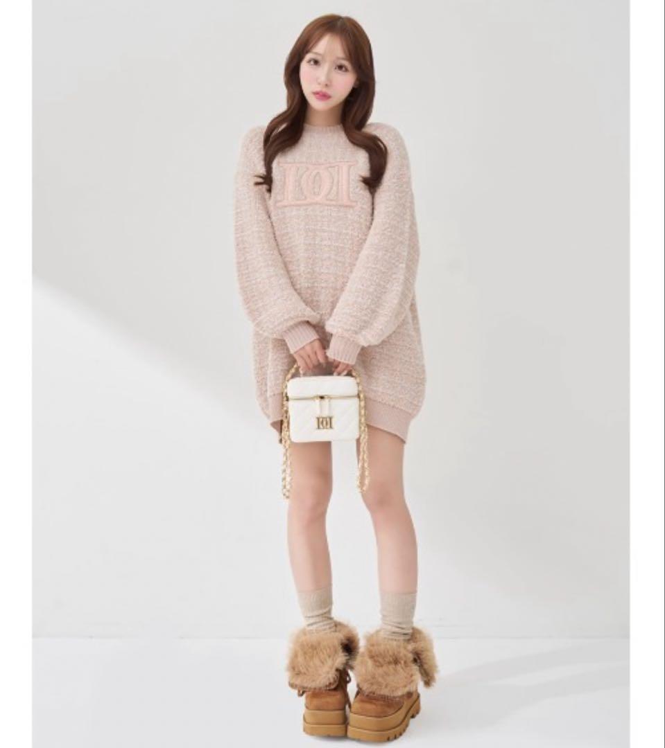 Darich DDロゴツイードニットプルオーバー