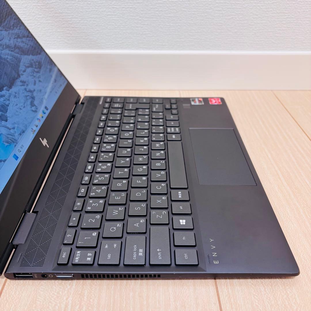 【良品】HP office ENVY ノートパソコン 黒 13-ar0003au