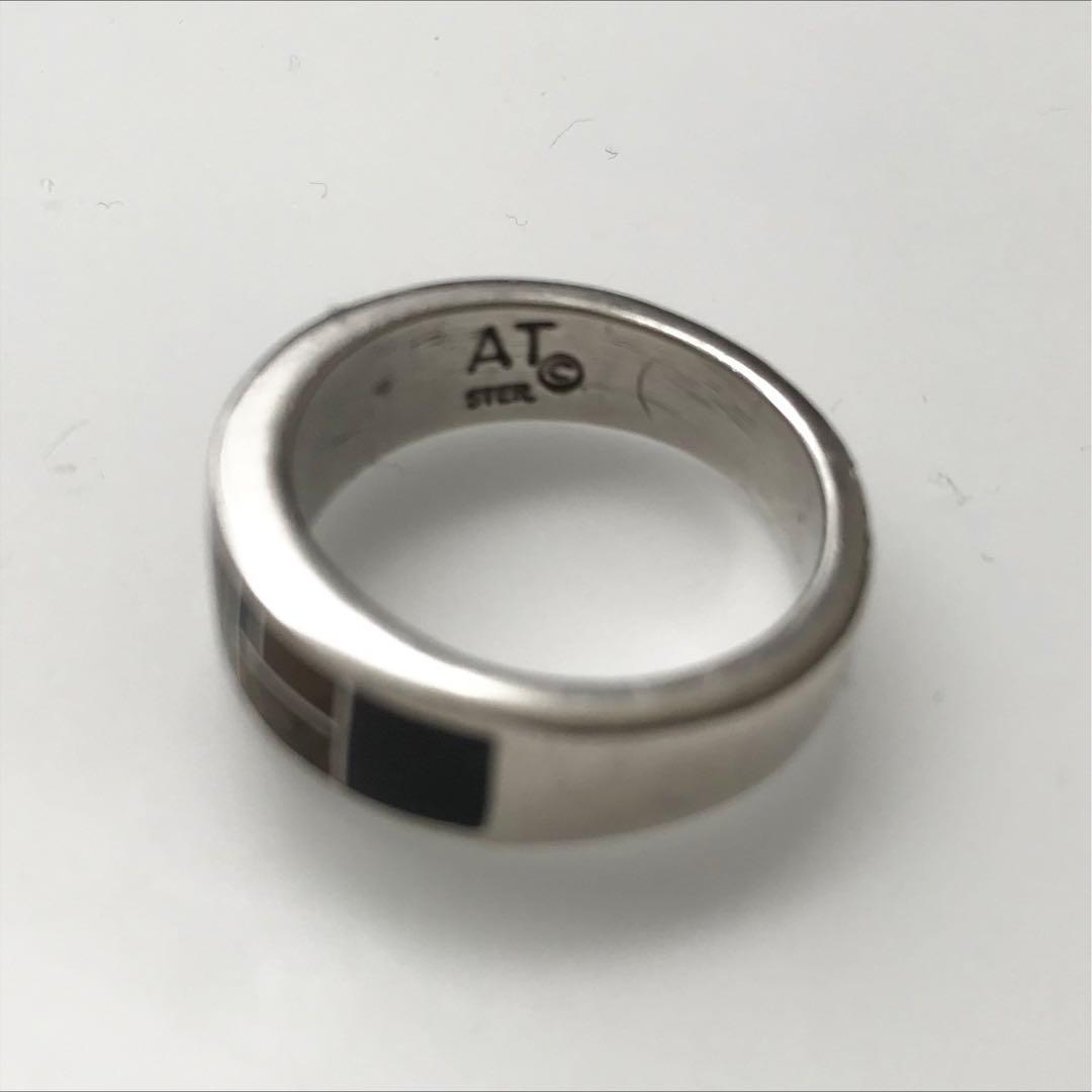 17号 ナバホ Navajo インレイ リング インディアンジュエリー