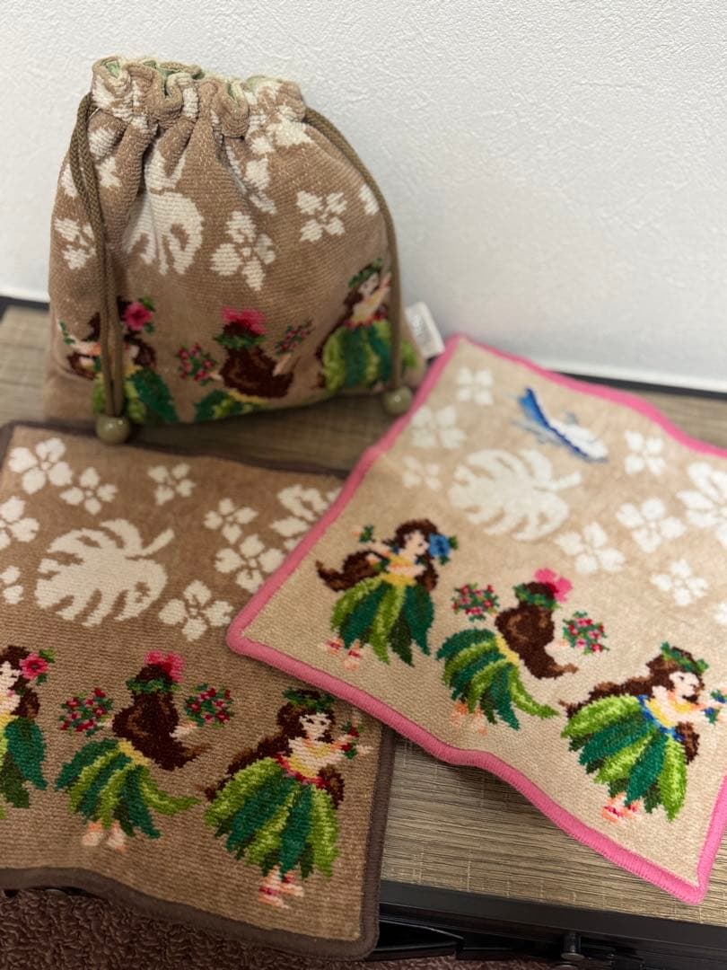 フェイラー　マナマナ　マナマナANAコラボ　ハンカチ2枚　巾着　セット